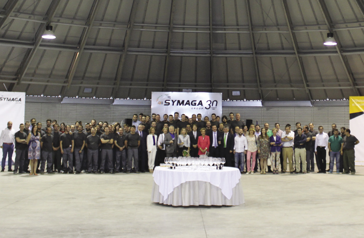 Fotografia del evento de presentación de la nueva compañía de Symaga, Growket