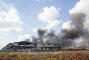 El fuego arrasó en 2016 la planta de incubación Iberavi. Foto: F. Otero Perandones